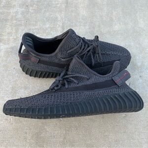 New Yeezy 350 V2 Black Reflective Sneakers size 9.5 UA 1/1
